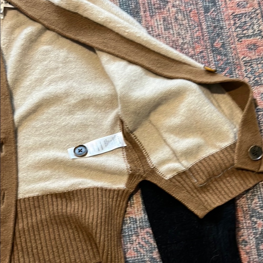 Frame Cashmere Colorblock Cardigan - Picture 6 of 9